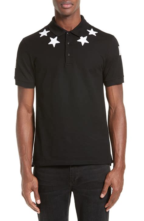 givenchy star polo 74|Givenchy star polo shirt.